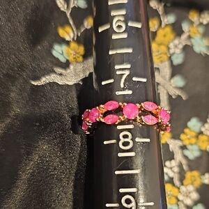 Elegant Pink Gemstone Ring